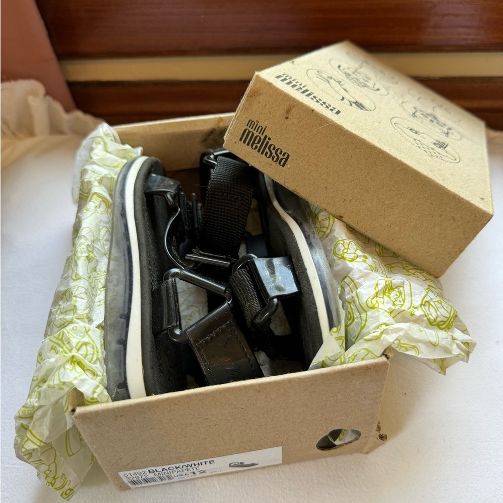 Mini Melissa - Mini Papete Rider Sandal |Size 12|
